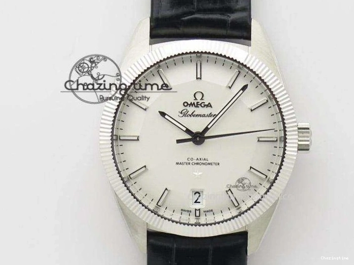 0218 Planet Ocean Master Chrono SS OM 1:1 Best Edition Gray Dial On SS Bracelet A9900 V Efficient 8116